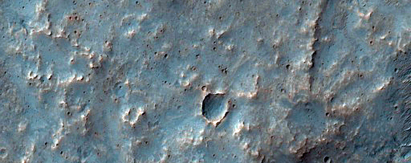 Troughs West of Candor Chasma
