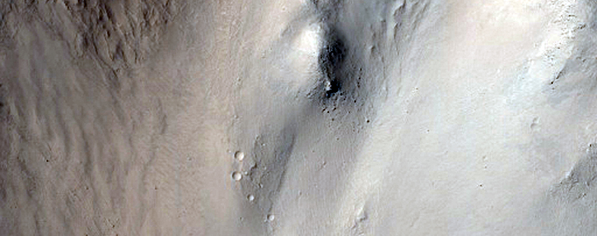 Central Uplift of Large Impact Crater
