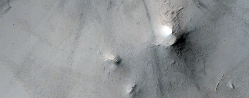 Recent 30-Meter Diameter Crater
