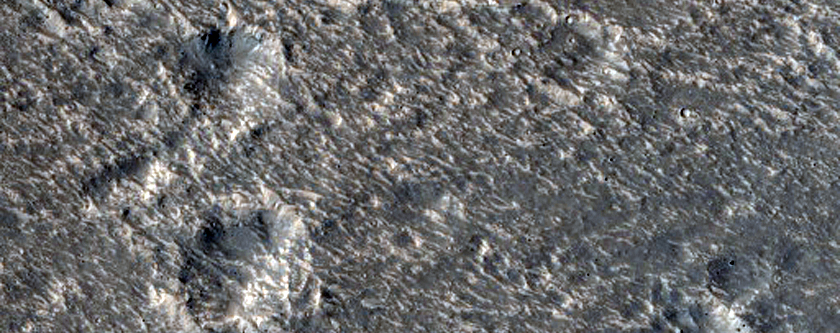 Eastern Discontinuous Ejecta and Rays of Tomini Crater
