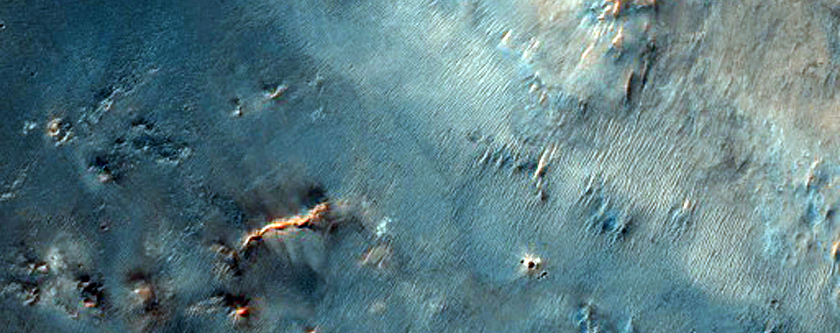 Bedrock in Nili Fossae Region
