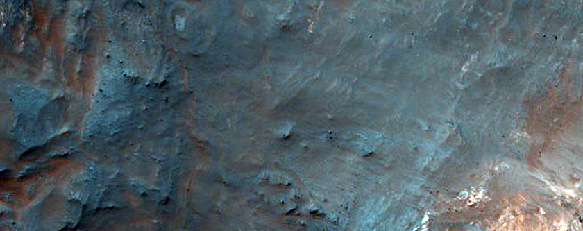 Complex Floor Contacts in East Coprates Chasma
