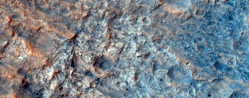Crater Floor in Xanthe Terra

