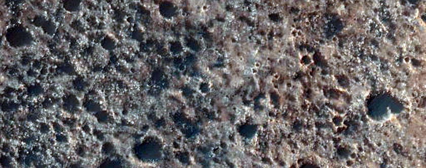 Eolian Change Detection in Trouvelot Crater
