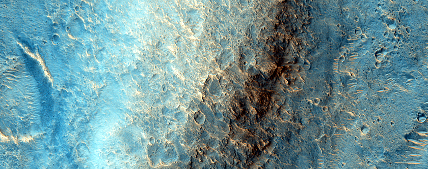 Buttes in Acidalia Planitia
