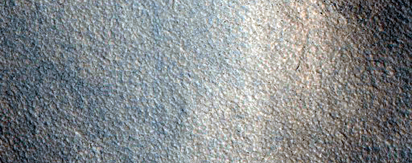 Crater in Periglacial Terrain
