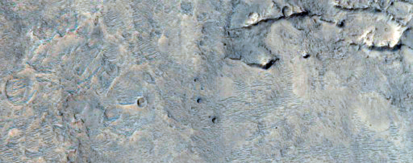 Landforms in Arabia Terra
