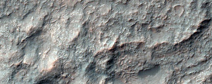 Sample High Thermal Inertia Area Northwest of Tyrrhena Patera
