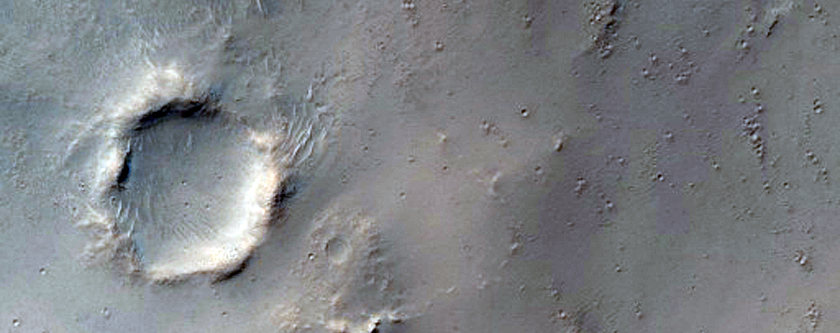 Very Recent Small Impact Crater
