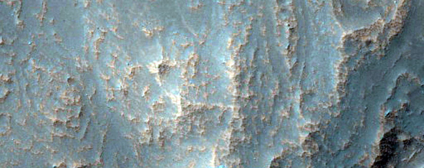 Layered Floor of Noctis Labyrinthus

