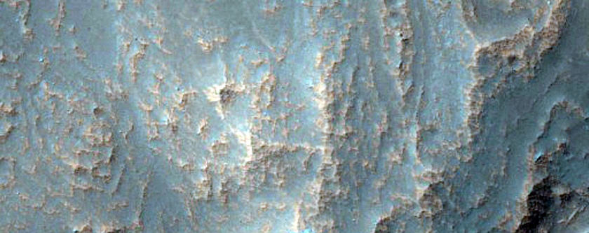 Layered Floor of Noctis Labyrinthus

