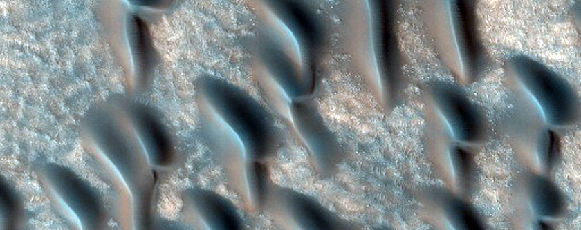 Translucent Ice on Dunes Site
