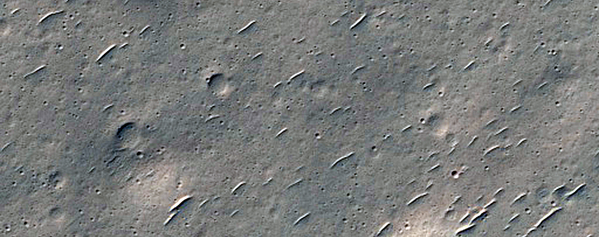 Sample of Hesperia Region Surrounding Resen Crater
