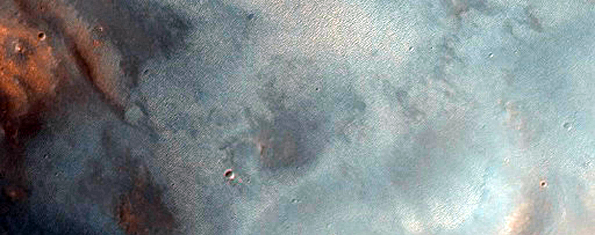 Landforms in Nili Fossae
