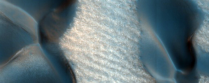 Monitoring in North Polar Dune Field

