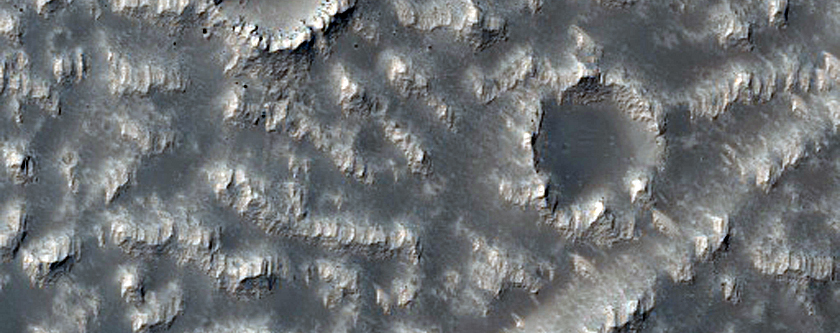 Lava Flows South of Arsia Mons
