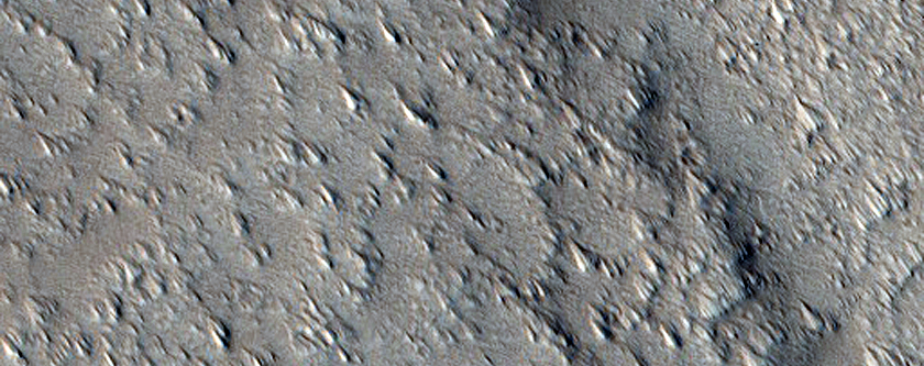 Several Units of Lava Flows on Flank of Alba Patera
