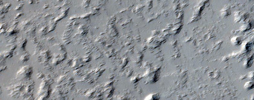 Lava Flows in Tharsis Region
