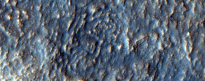 Lyot Crater Ejecta
