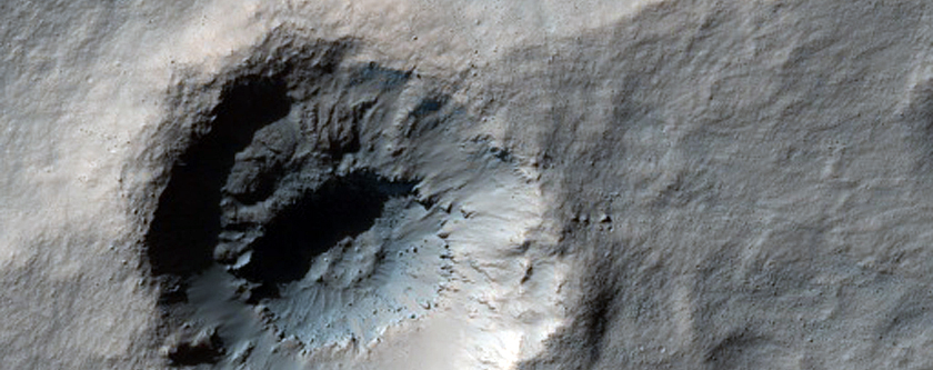Very Recent Small Crater
