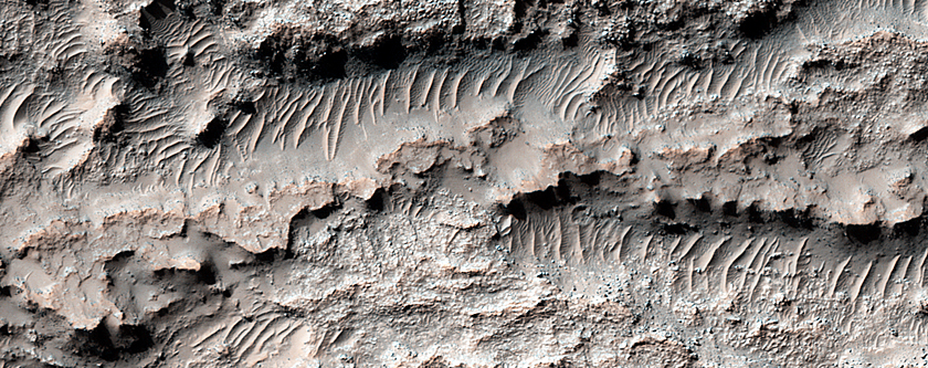 East-West Trending Troughs in Terra Sirenum
