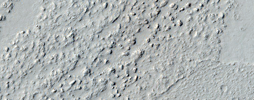 Streamlined Landforms in Marte Vallis
