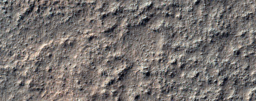 Thermophysically Distinct Deposits on Degraded Crater Floor
