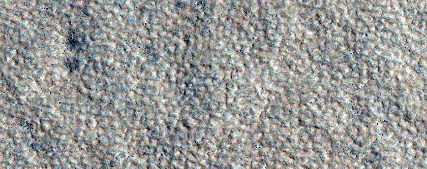 Distal Ejecta of Lyot Crater

