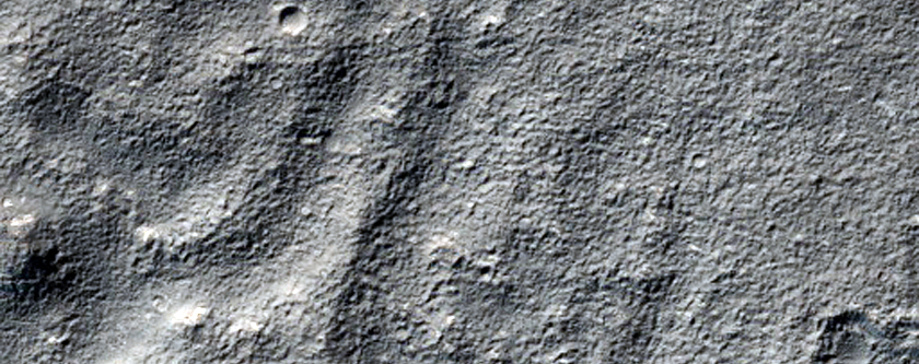 Outflow Channel Landforms in CTX Image