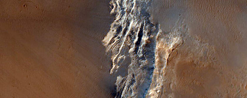 Crater in Meridiani Planum
