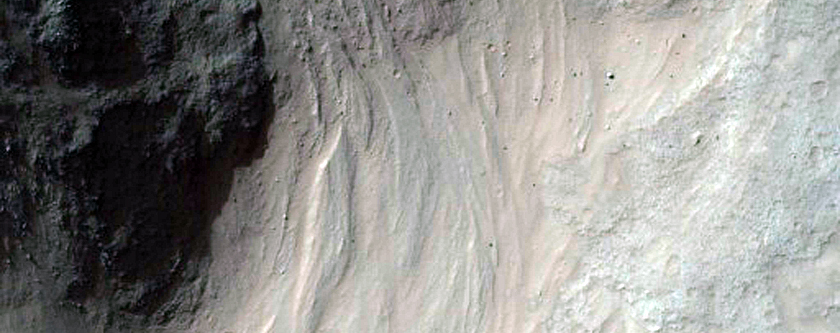 Mass Wasting in Coprates Chasma
