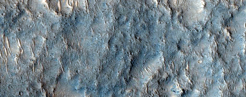 Topographic Low with Thermally-Distinct Terrain in THEMIS IR Images

