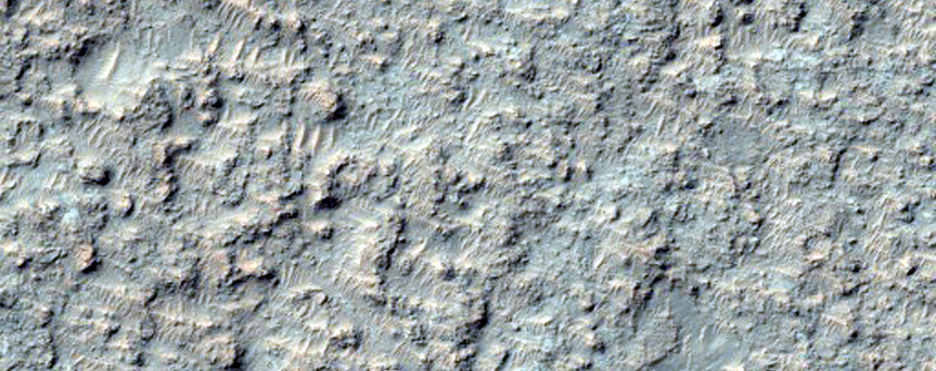Rocky Material on Crater Floor
