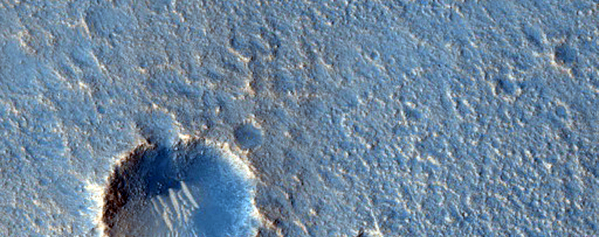 Mesa in Utopia Planitia
