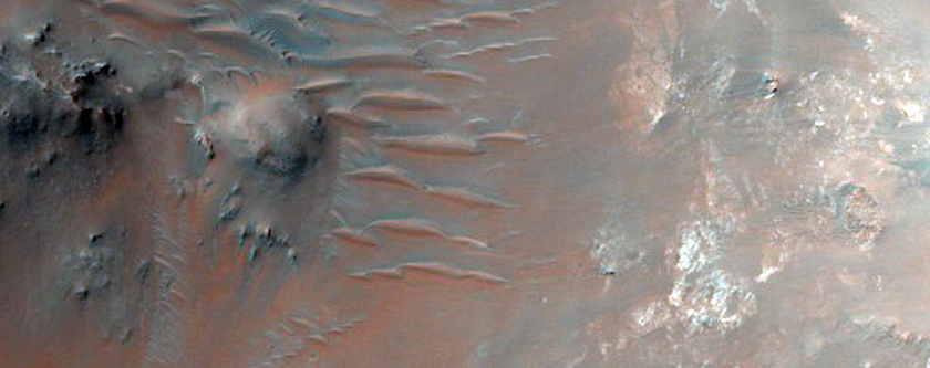 Central Uplift of Impact Crater
