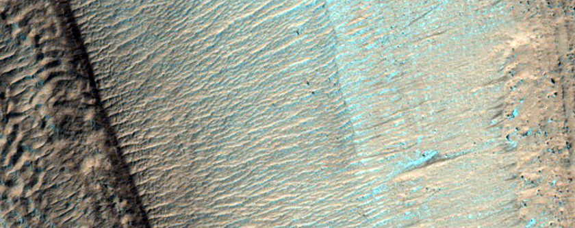 Monitor Slopes of Crater within Arrhenius Crater
