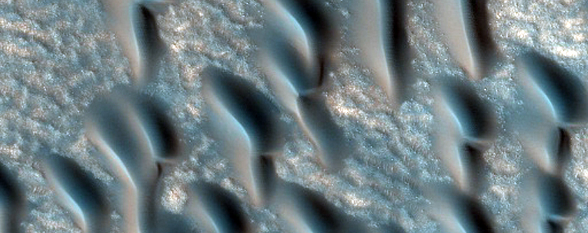 Translucent Ice on Dunes Site
