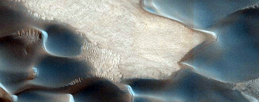 Chasma Boreale Scarp Dunes
