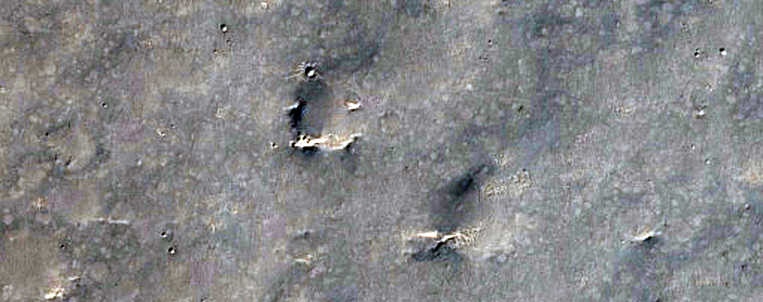 Region West of Gale Crater Rim
