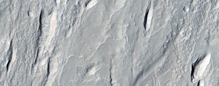 Double Layer Ejecta Blanket of Young Crater
