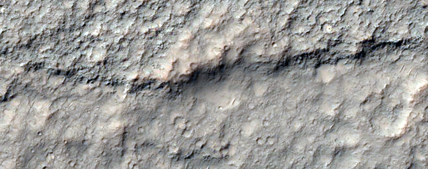 Eroded Bedrock in Terra Sirenum
