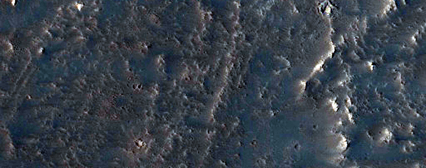 Daedalia Planum Lava Flows
