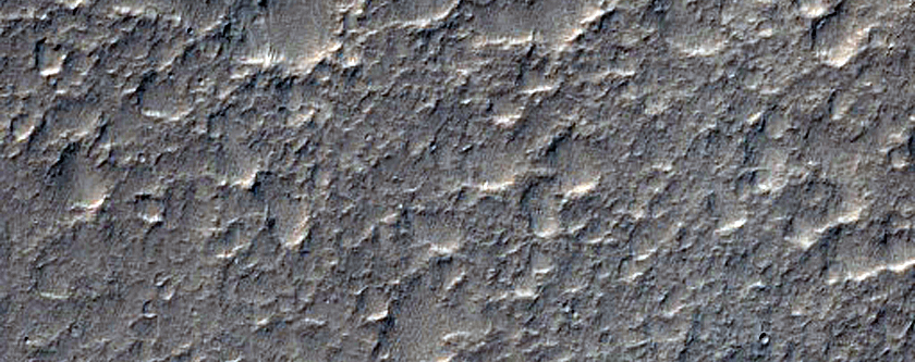 Terrain Northwest of Gale Crater
