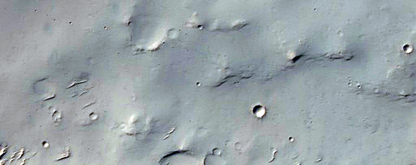 Alluvial Fans in Impact Crater
