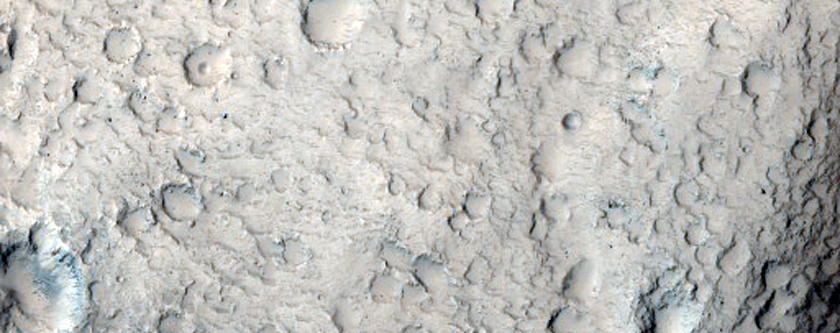 Chaotic Terrain in Masursky Crater
