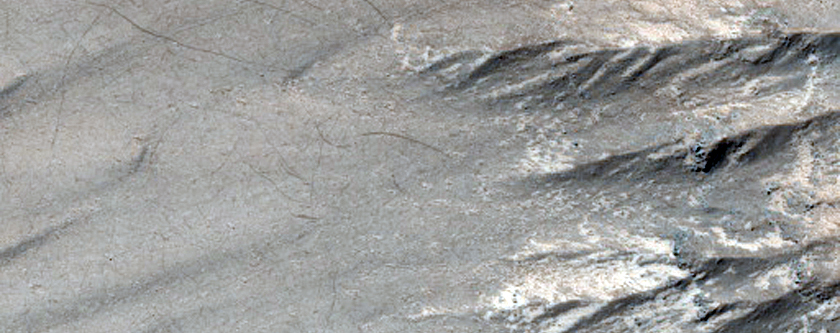 Crater on West Arsia Mons
