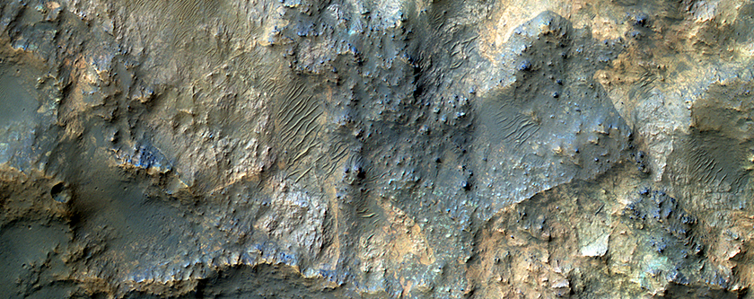 Bedrock North of Terby Crater