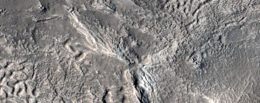 Central Structure of Impact Crater
