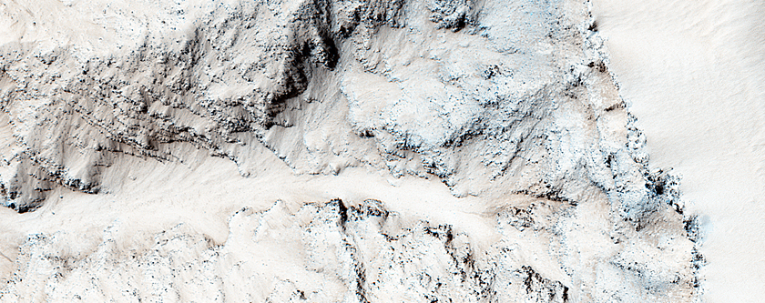 Stratigraphy Exposed in Steep West-Facing Slopes
