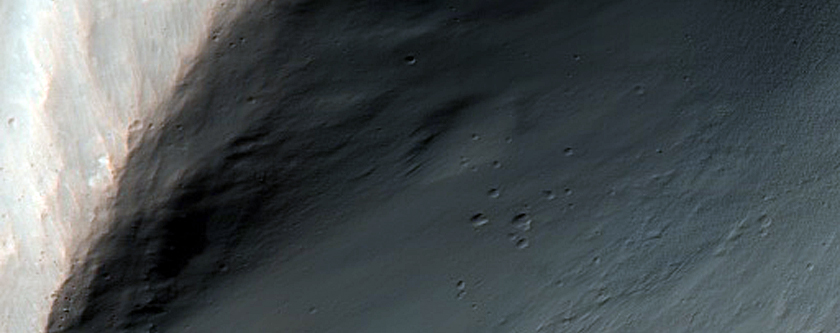 Steep Slopes of Crater
